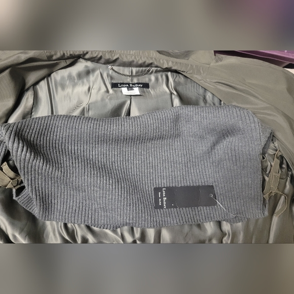 Lida Baday Trench Coat w/ Shrug - Picture 2 of 10